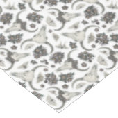 Gothic Animal Skull met Flowers Pattern Tafelkleed (Gekanteld)