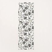 Gothic Animal Skull met Flowers Pattern Yogamat (Voorkant)