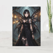Gothic Anime Feeënie | Blank  Kaart (Voorkant)