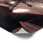 Gothic Anime Girl with Scarlet Eyes Poster (Hoek)