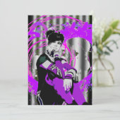 Gothic Anime Sweet 16 Kaart (Staand voorkant)