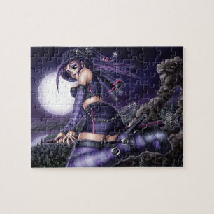 Gothic Anime Witch Legpuzzel