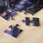 Gothic Anime Witch Legpuzzel (Zijkant)