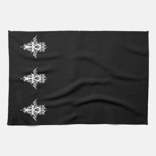 Gothic Ankh Theedoek (Horizontaal)