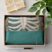 Gothic Antlers Uniek Skelet Schedel Decoupage Tissuepapier (Geschenk)