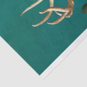 Gothic Antlers Uniek Skelet Schedel Decoupage Tissuepapier (Detail)