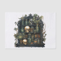 Gothic Apothecary Boekenplank voor Decoupage