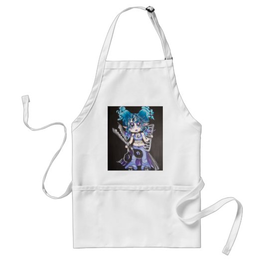 Gothic Apron Standaard Schort (Voorkant)