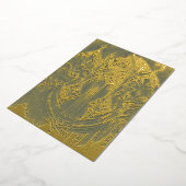 Gothic Arch Gold Foil Holiday Kaart (Gedraaid)