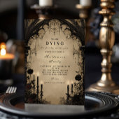 Gothic Arch kaarslicht Halloween Kaart