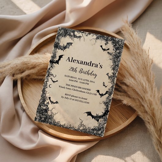 Gothic Arch Midnight Birthday Kaart