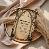 Gothic Arch Midnight Birthday Kaart