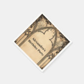 Gothic Arch Midnight Birthday Servet (Hoek)