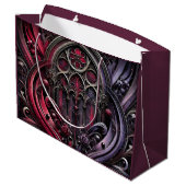 Gothic Arches Gift Bag Groot Cadeauzakje (Achterkant Gekanteld)