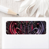 Gothic Arches Retour-adreslabel Etiket (Insitu)