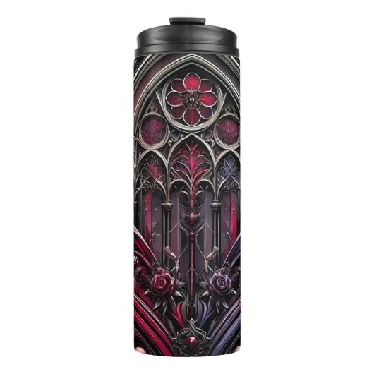 Gothic Arches Thermal Tumbler Thermosbeker (Voorkant)