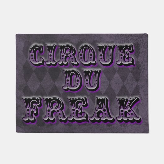 Gothic Argyle Cirque Du Freak Deurmat (Voorkant)