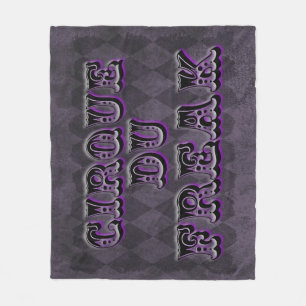 Gothic Argyle Cirque Du Freak Fleece Deken
