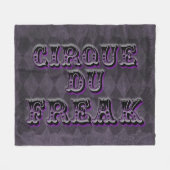 Gothic Argyle Cirque Du Freak Fleece Deken (Voorkant (Horizontaal))