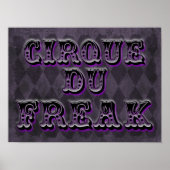 Gothic Argyle Cirque Du Freak Poster (Voorkant)