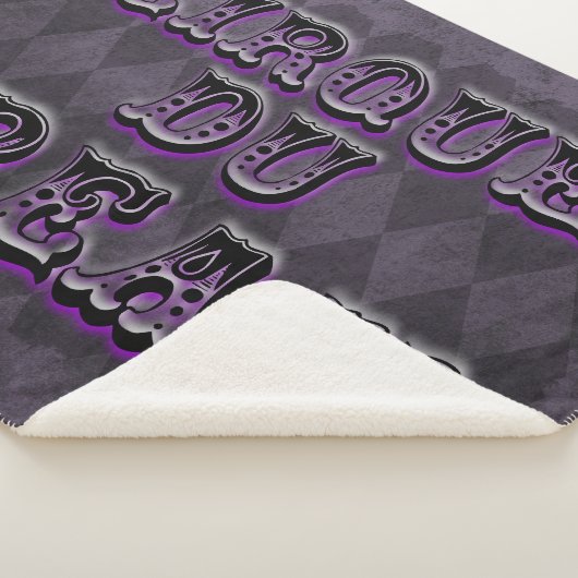 Gothic Argyle Cirque Du Freak Sherpa Deken (3/4)