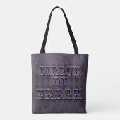 Gothic Argyle Cirque Du Freak Tote Bag (Achterkant)