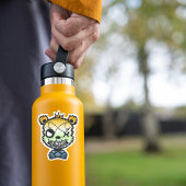 Gothic AroAce Agender Pride Vlaggekleurd Beer Sticker