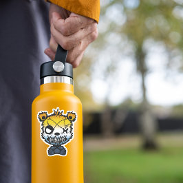 Gothic AroAce Pride Vlaggekleurd Beer Sticker