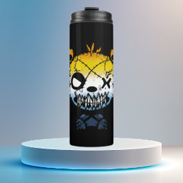 Gothic AroAce Pride Vlaggekleurd Beer Thermosbeker