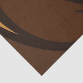 Gothic Art Deco Girl and Crescent Moon Decoupage Tissuepapier (Detail)