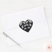Gothic Art Nouveau Flower Heart Hart Sticker (Envelop)