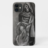 Gothic Art Skeleton IPhone Case (Achterkant)