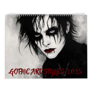 Gothic Art Styles 2025 Kalender