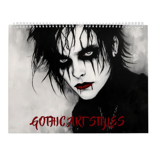 Gothic Art Styles Calendar Kalender (Hoes)