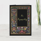 Gothic Art Sympathy Card  Kaart (Voorkant)