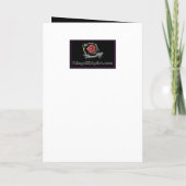 Gothic Art Sympathy Card  Kaart (Achterkant)