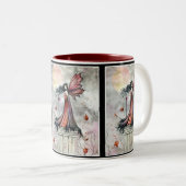 Gothic Autumn Fairy Mok door Molly Harrison (Voorkant rechts)