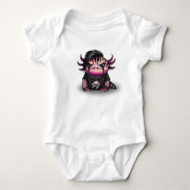 Gothic Axolotl One-sie, Baby Bodysuit