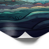 Gothic Baboon Dreamscape  Perfect Poster (Hoek)