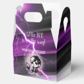 Gothic Baby Boy Ghost Little Boo op de weg Bedankdoosjes (Geopend)