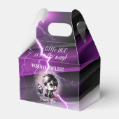 Gothic Baby Boy Ghost Little Boo op de weg Bedankdoosjes (Voorkant Zijde)