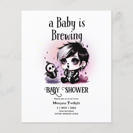 Gothic Baby Boy is Brouwen Heks Ghost Couldron (Voorkant)