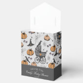 Gothic Baby Carriage Baby shower Bedankt Bedankdoosjes (Geopend)