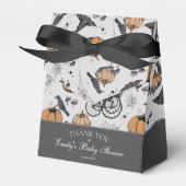 Gothic Baby Carriage Baby shower Bedankt Bedankdoosjes (Voorkant Zijde)