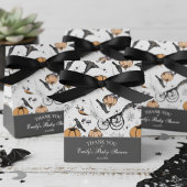 Gothic Baby Carriage Baby shower Bedankt Bedankdoosjes
