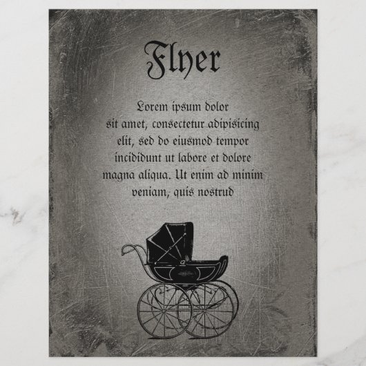 Gothic Baby Carriage Flyer (Voorkant)