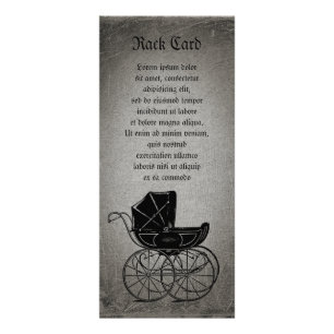 Gothic Baby Carriage Reclamekaart