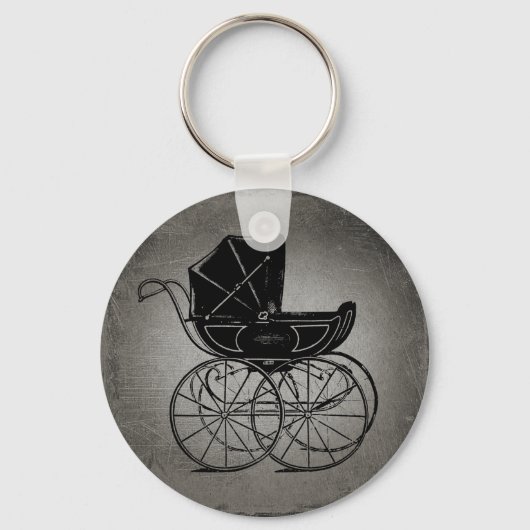 Gothic Baby Carriage Sleutelhanger (Voorkant)