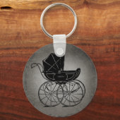 Gothic Baby Carriage Sleutelhanger (Voorkant)