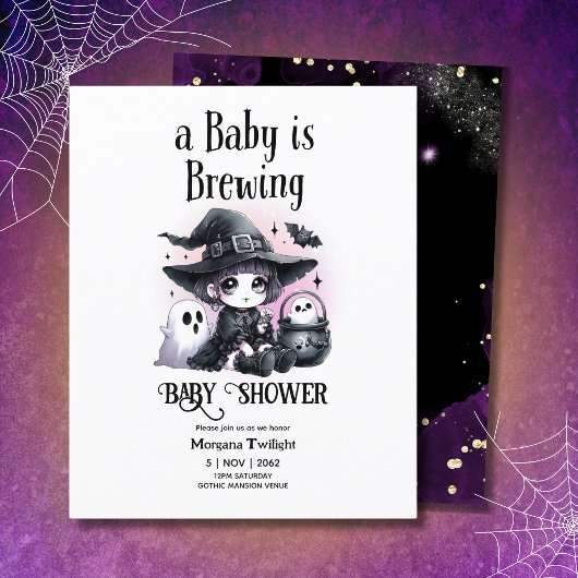 Gothic Baby Meisje Brouwen Heks Ghost Couldron